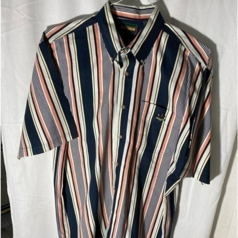 IVY CREW MULTICOLORED MENS DRESS SHIRT WITH POCKET